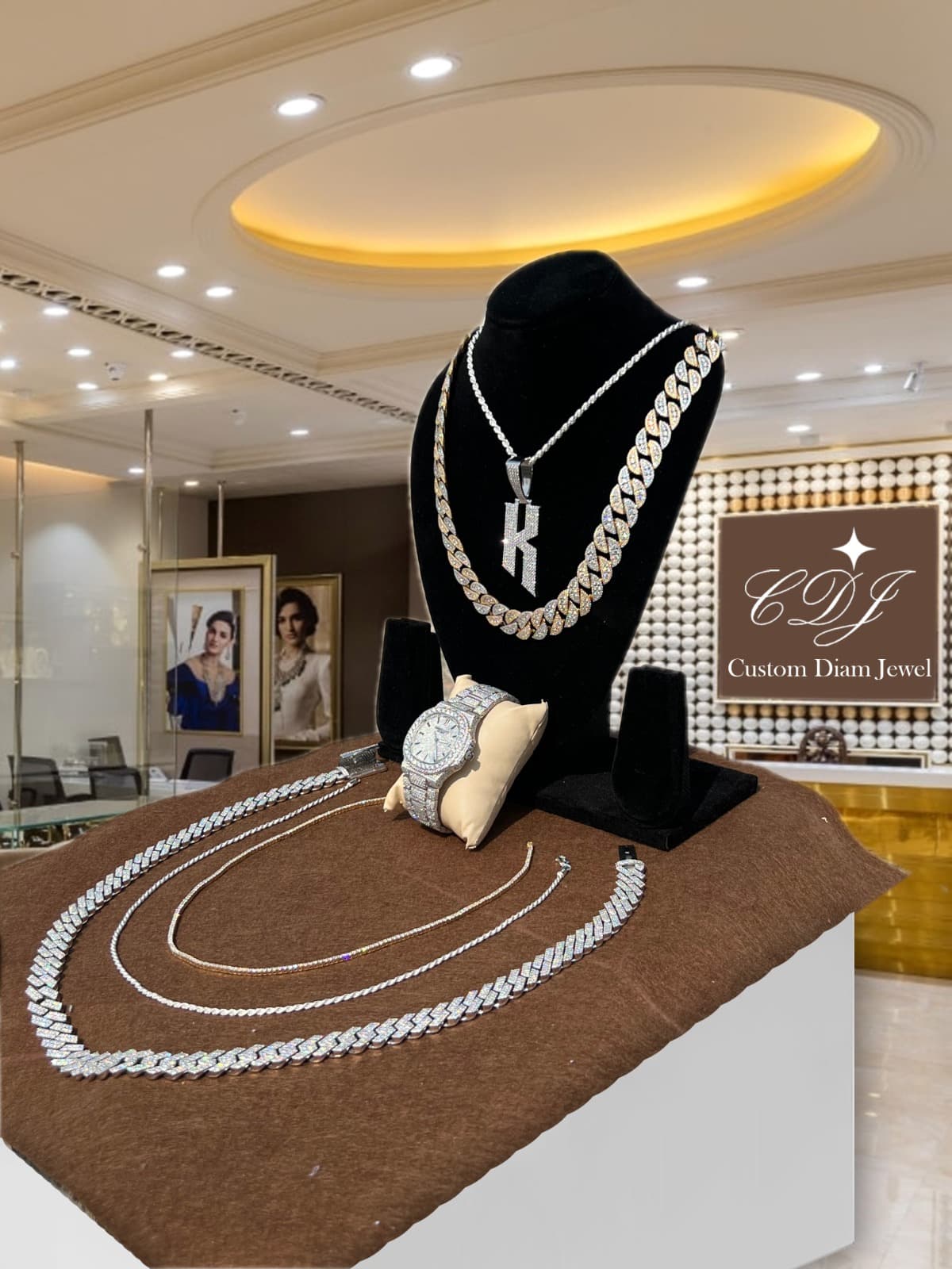 CustomDiamJewel(CDJ) custom diamond jewelry Manufacturer