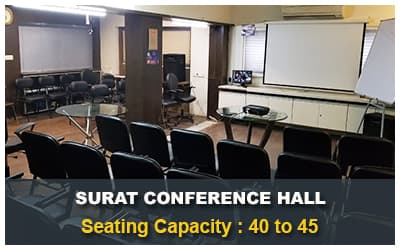 iiiEM Co-working Space Conference Hall Seminar Hall Training Room Board Room Seminar Room in Surat Gujarat