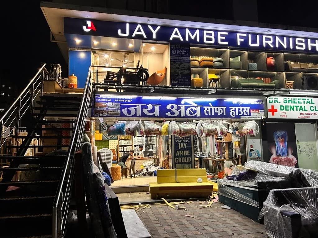 Jay Ambe Sofa House || Best Furniture Shop/Sofa Manufacturer/Office And Home Furniture In Surat