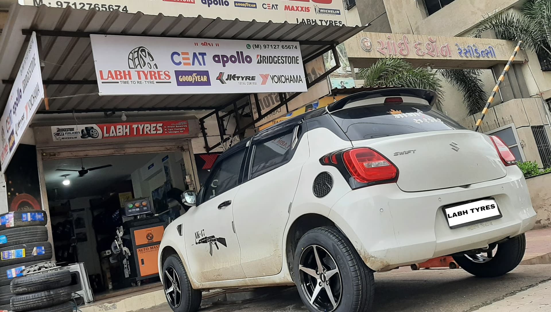 LABH TYRES & WHEEL ALIGNMENT. - BEST WHEEL ALIGNMENT in Dindoli (Udhana)