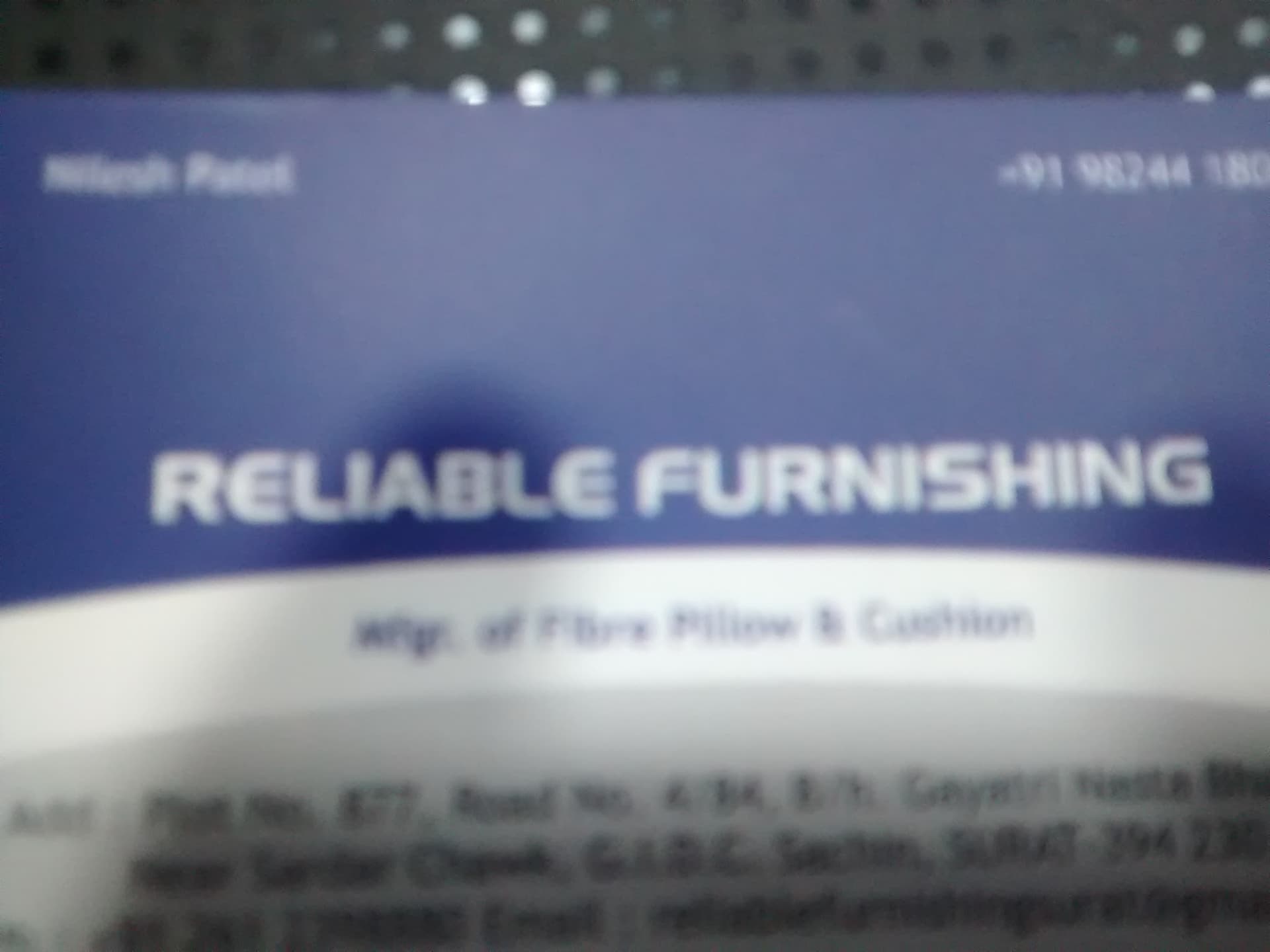RELIABLE FURNISHING