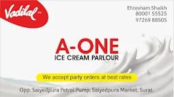 A One Ice Cream